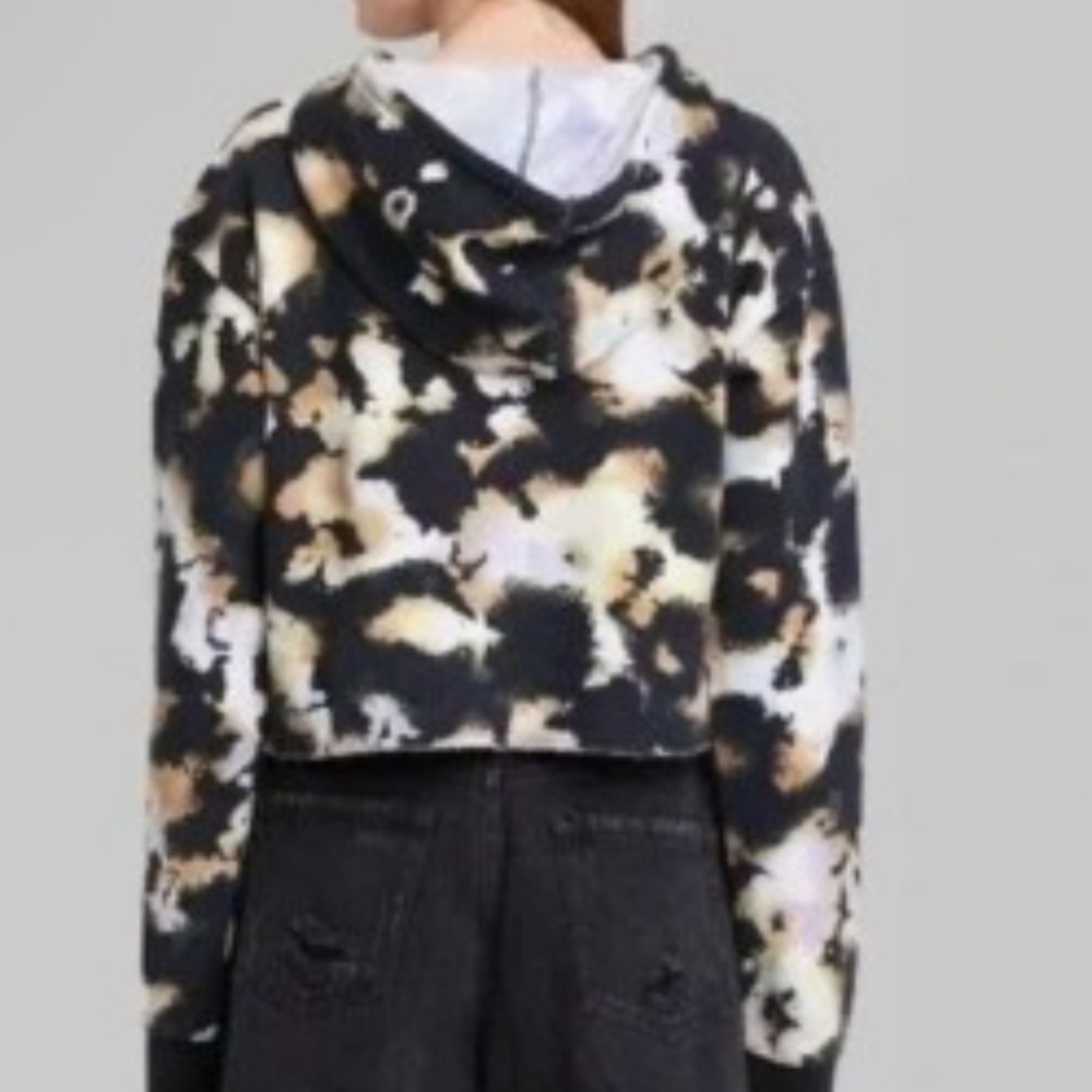 New Wild Fable Cropped Tie-Dye Hoodie - L - Picture 2 of 2